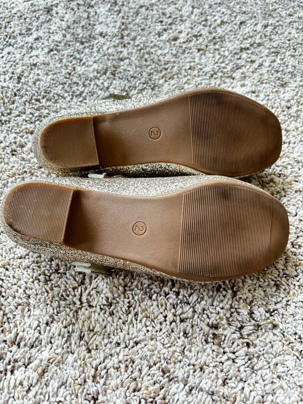 Stelle Gold Sparkle Shoes Size 2